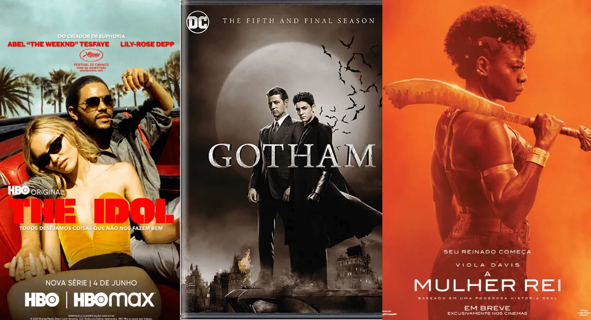 The Idol, Gotham, Mulher Rei e mais, farão parte do catálogo da HBO em Junho. Foto: Divulgação