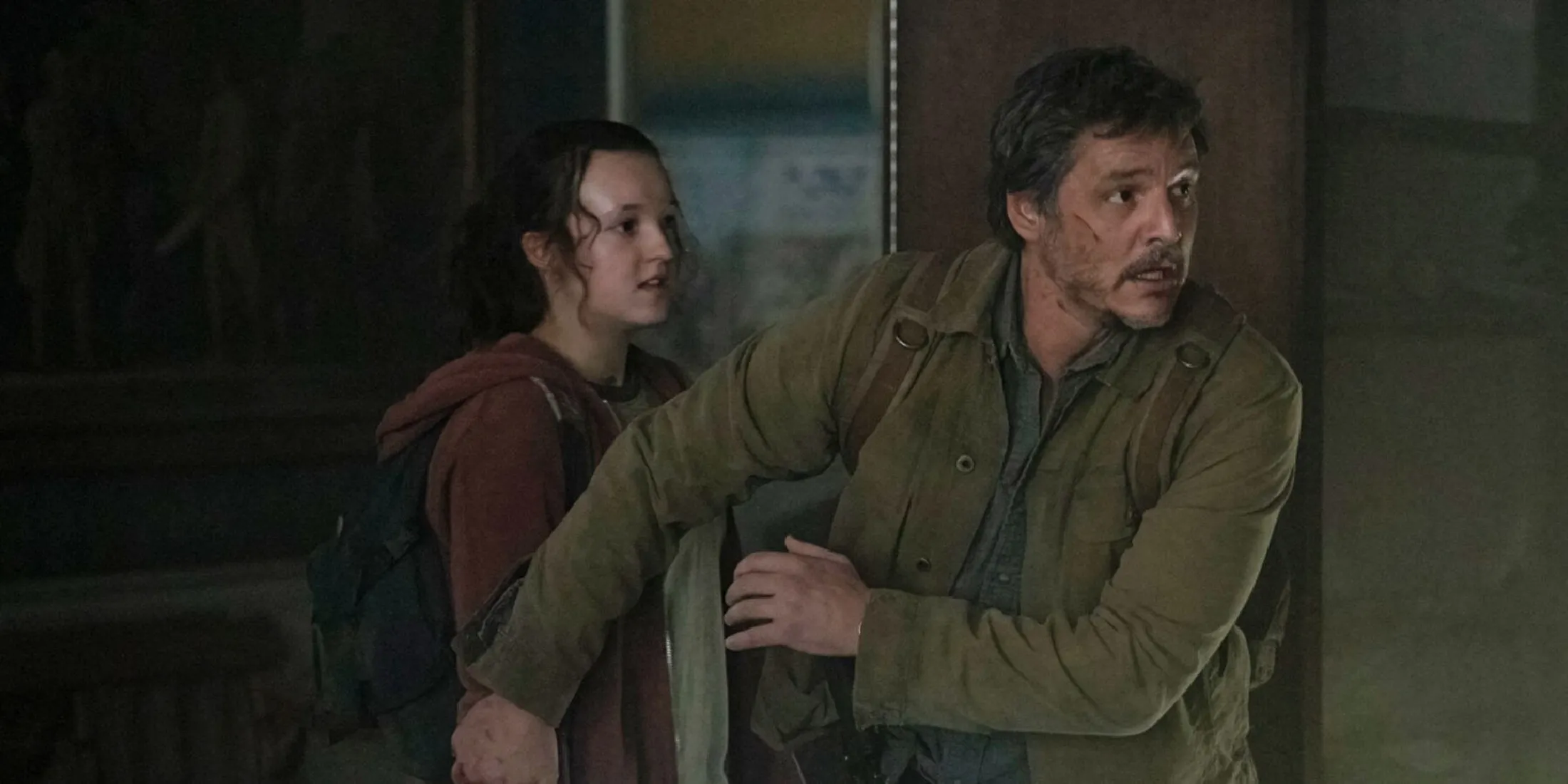 Pedro Pascal e Bella Ramsey em The Last of Us. Foto: Divulgação