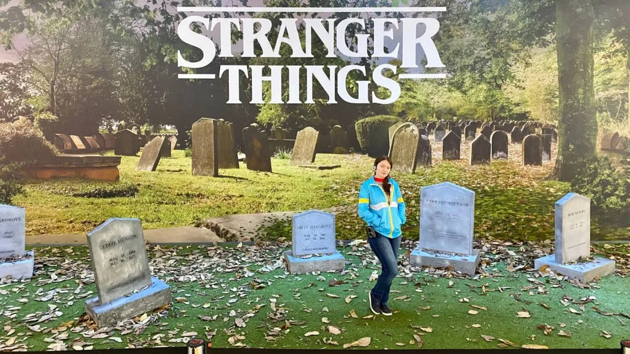 Ambiente interativo de 'Stranger Things' no Tudum 2023 - Foto: Karla Beatryz/GeekShip