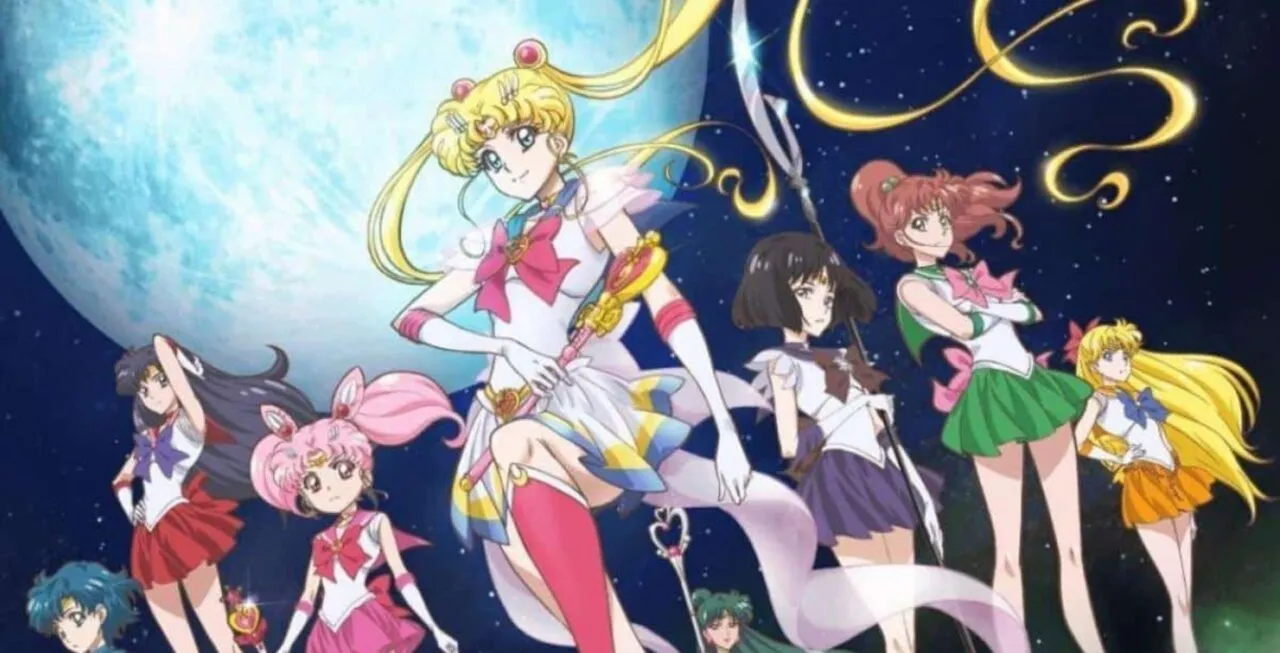 Sailors com lua de fundo