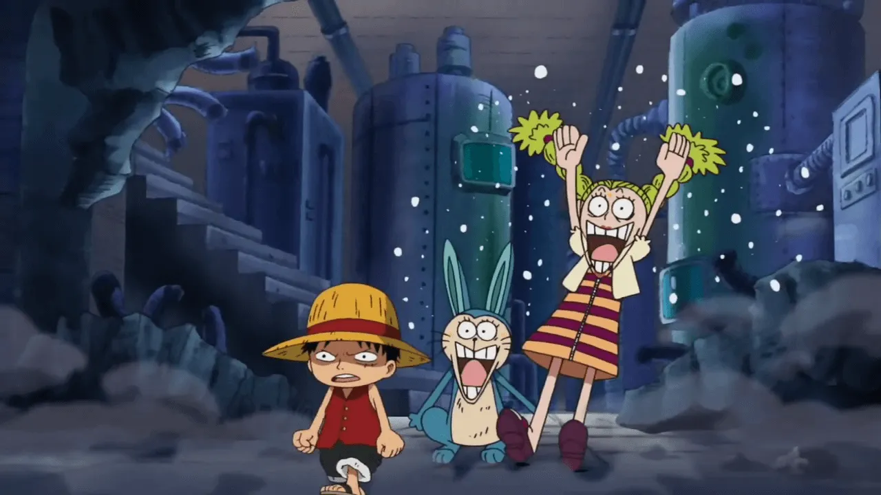 Luffy rebaixado após usar a gear 3