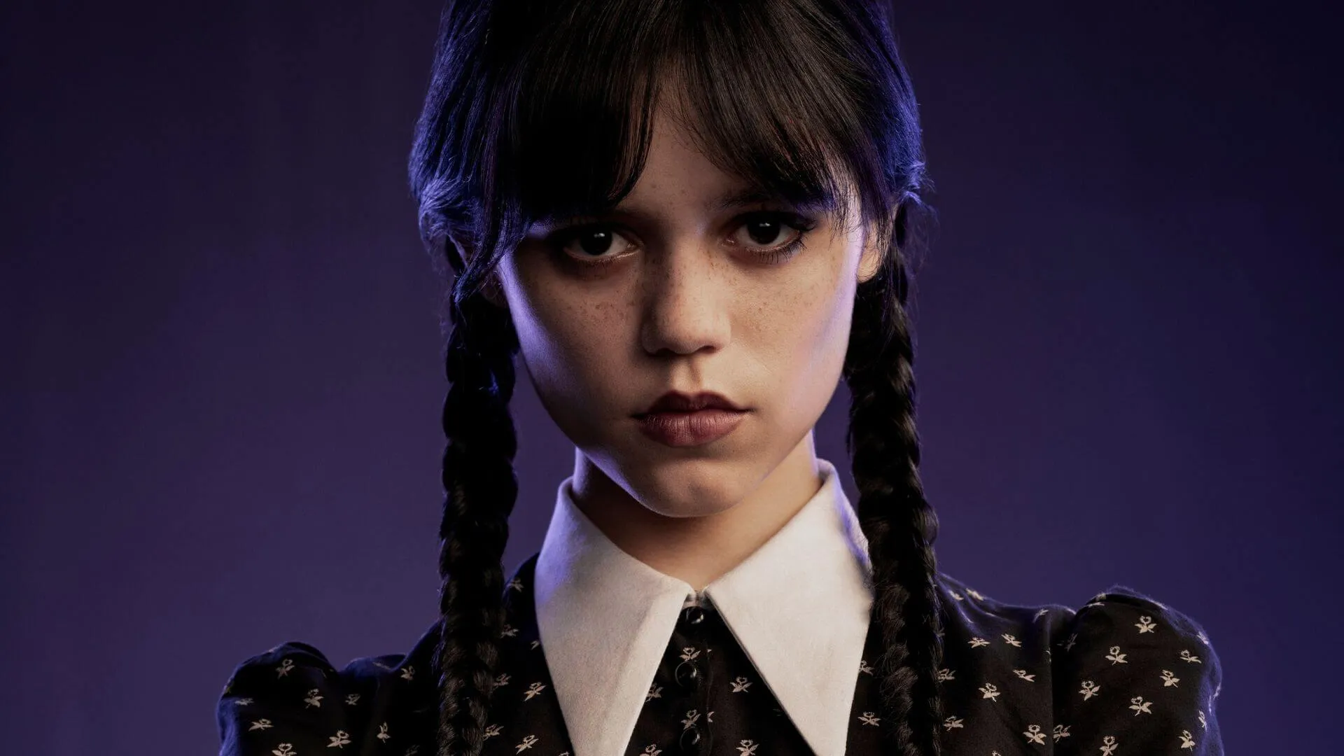 Jenna Ortega como Wandinha (Foto: Matthias Clamer / Netflix)