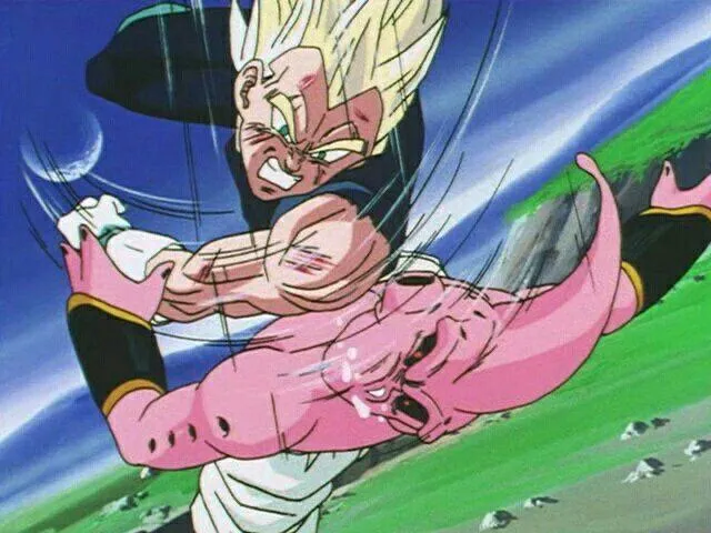 Vegeta vs Kid Buu