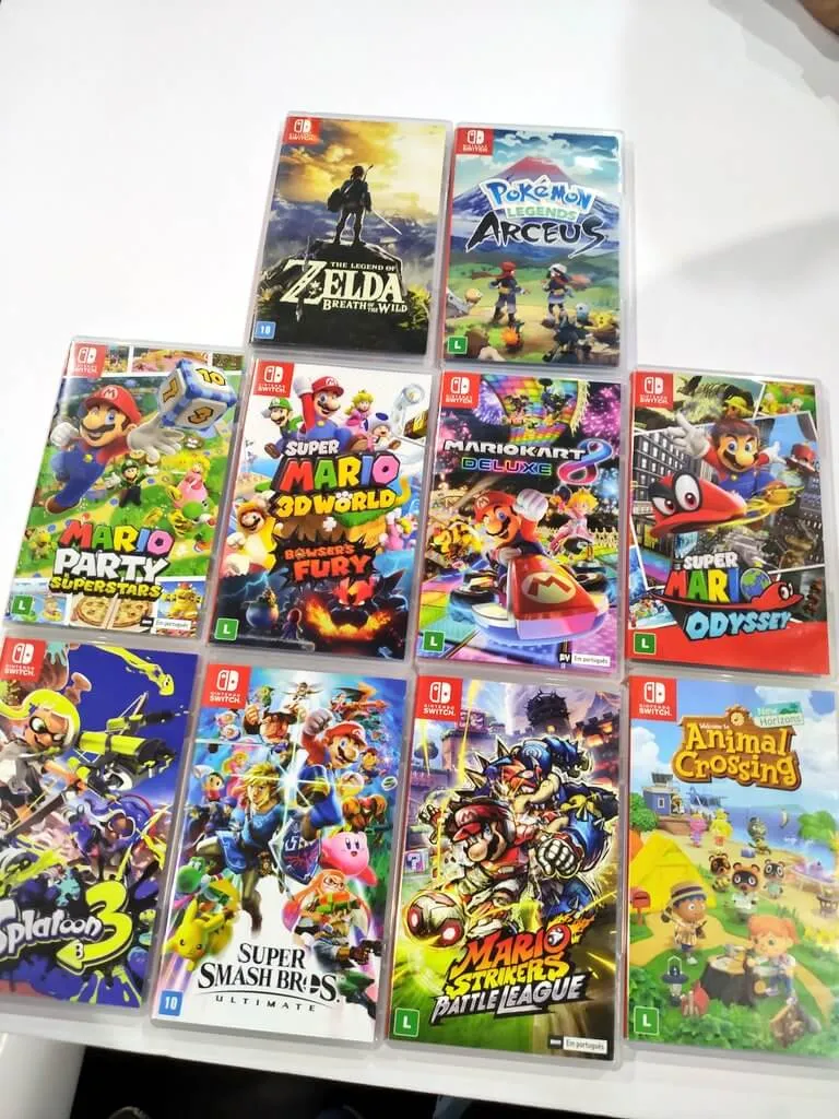 Jogos da Nintendo (Foto: @danielreen)
