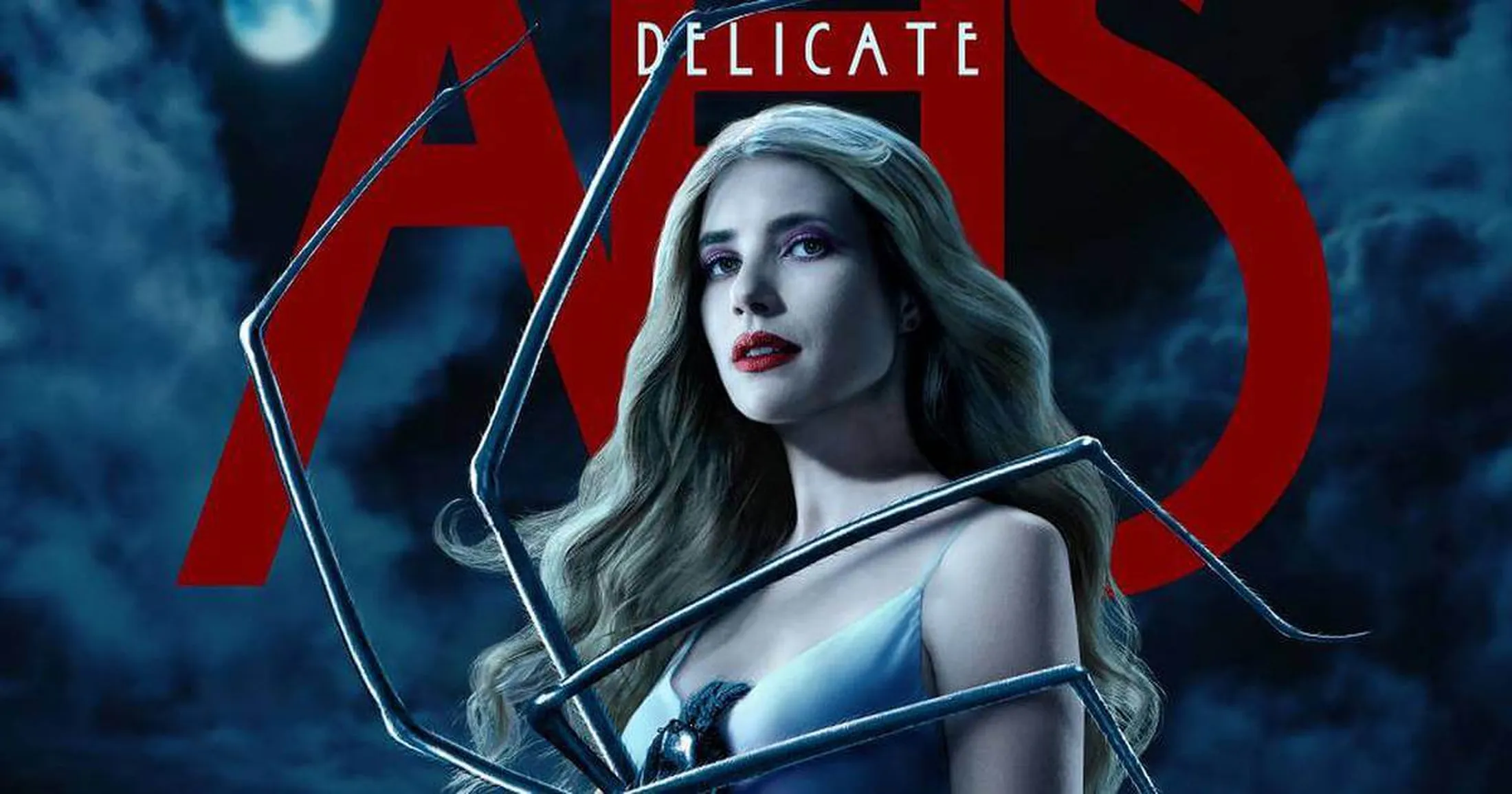 Emma Roberts é um destaques do novo cartaz da American Horror Story: Delicate: Foto: Divulgação