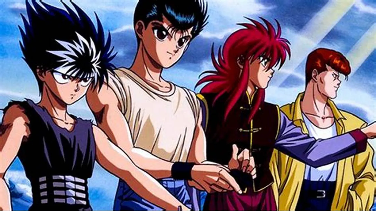 yusuke-e-seus-amigos-juntos-olhando-para-o-horizonte