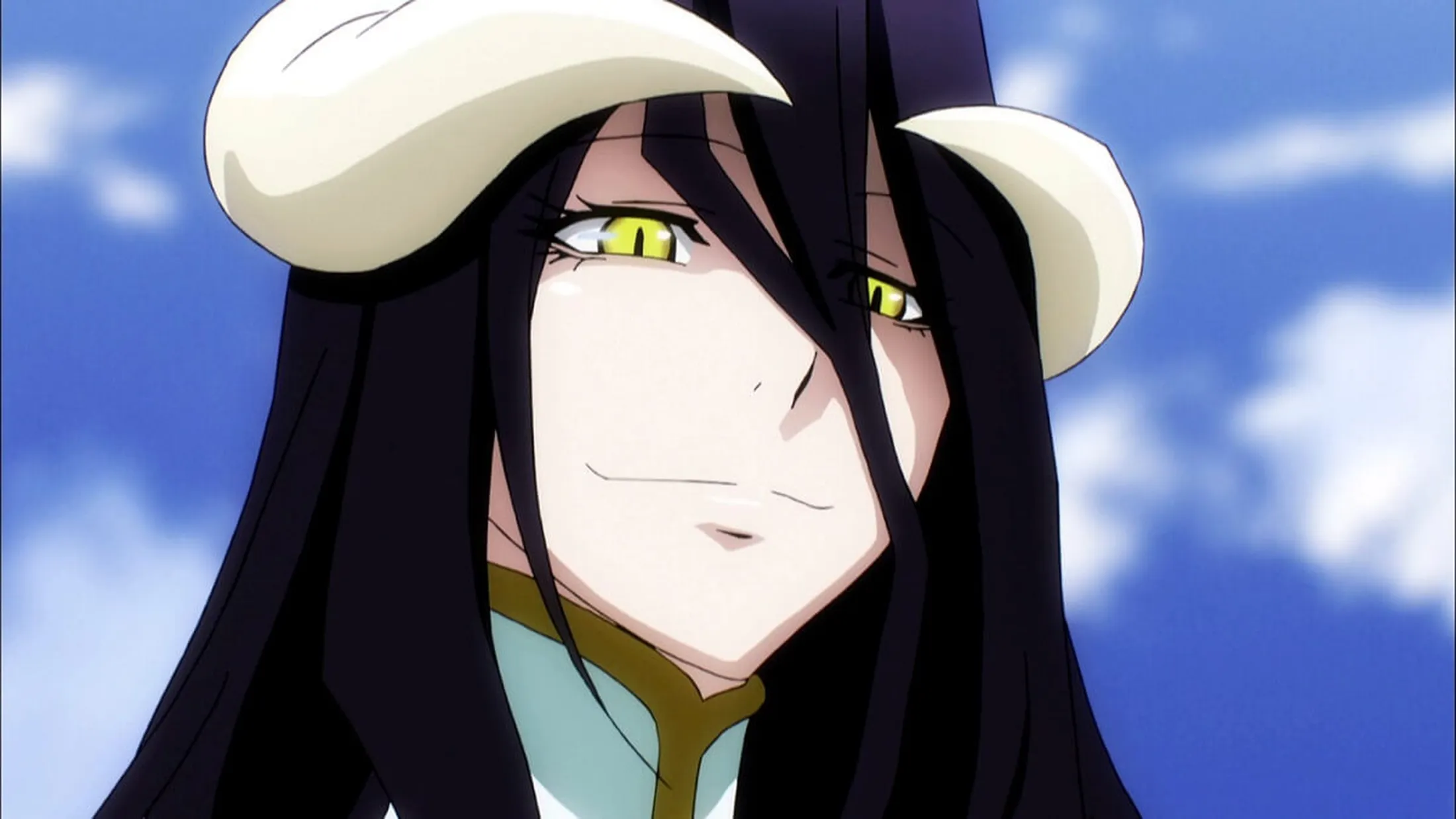 Personagem Albedo do anime Overlord