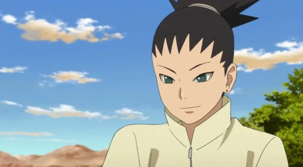 shikadai sorrindo
