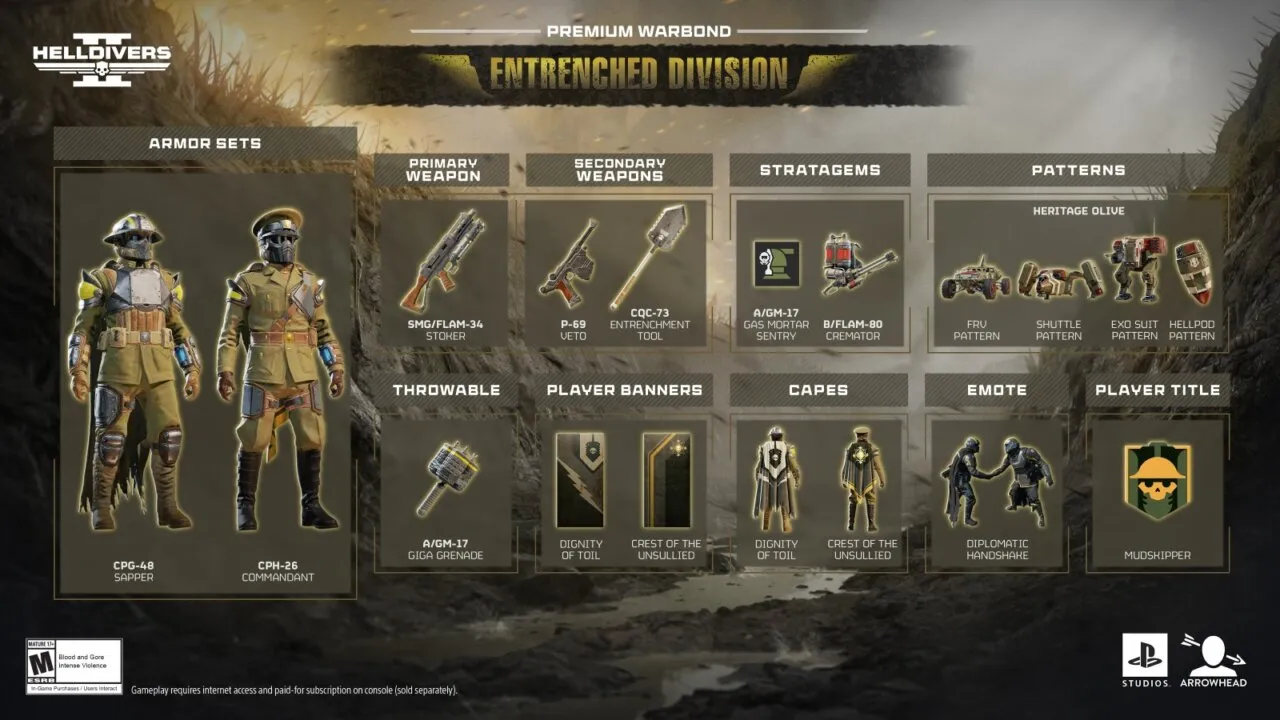 Helldivers 2 bonus Divisão