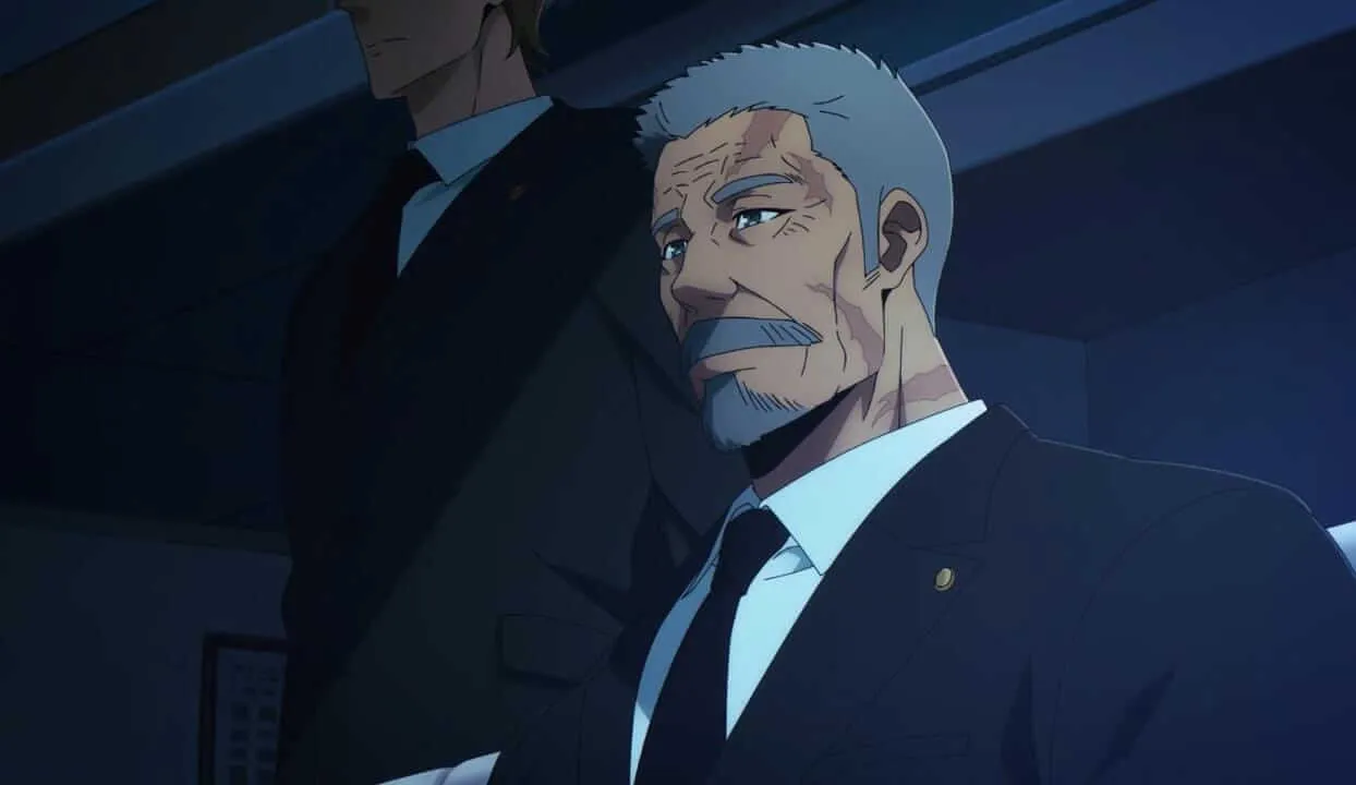 G gunhee ao lado de um membro da associação