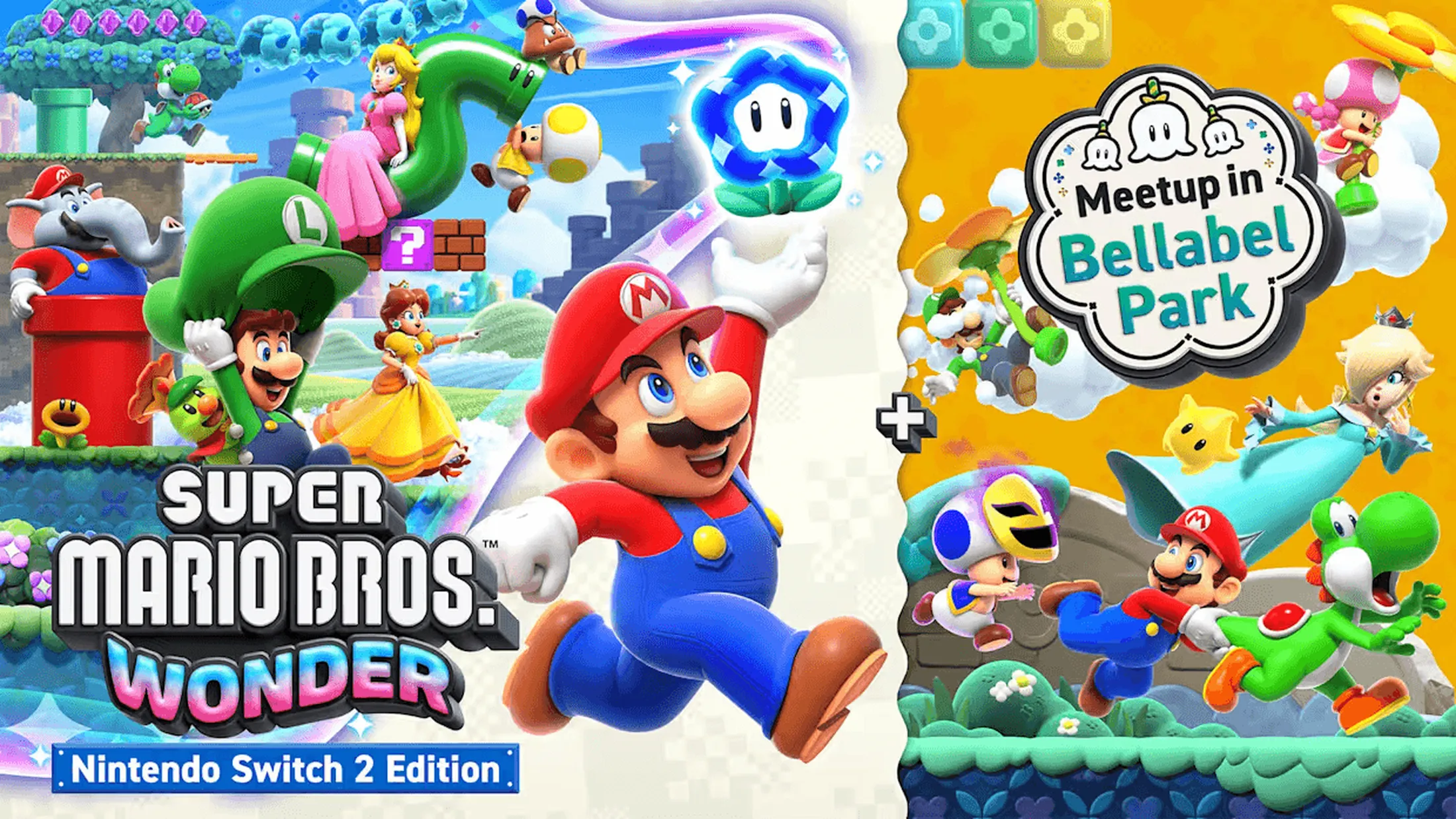 Super Mario Bros.™ Wonder – Nintendo Switch™ 2 Edition + Vamos ao Parque Belabel