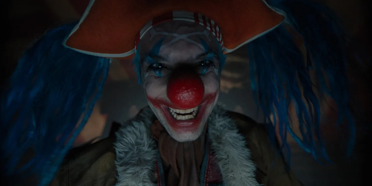 Ator Jeff Ward como Buggy em One Piece