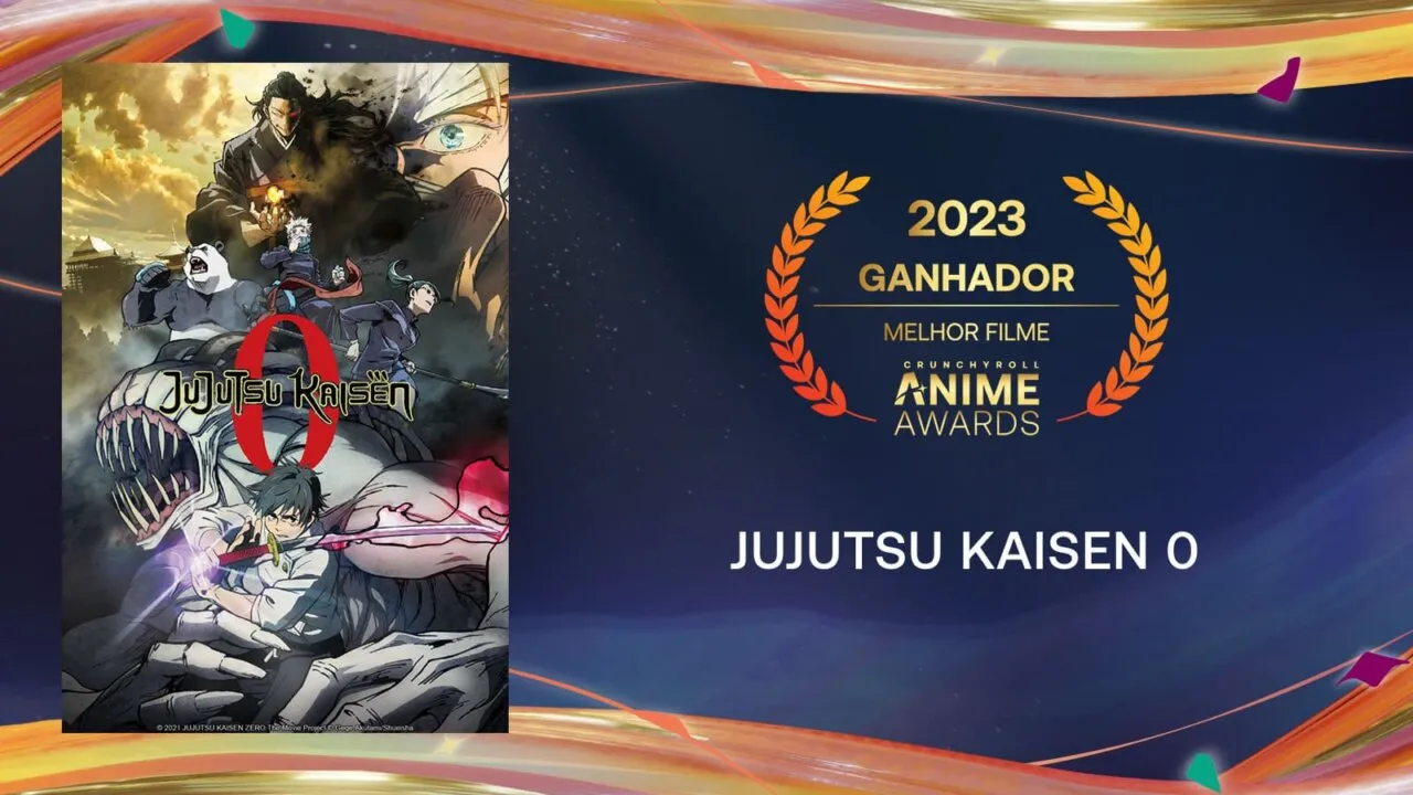 JUJUTSU KAISEN 0 venceu a categoria de Melhor Filme. Foto: Divulgação/Crunchyroll