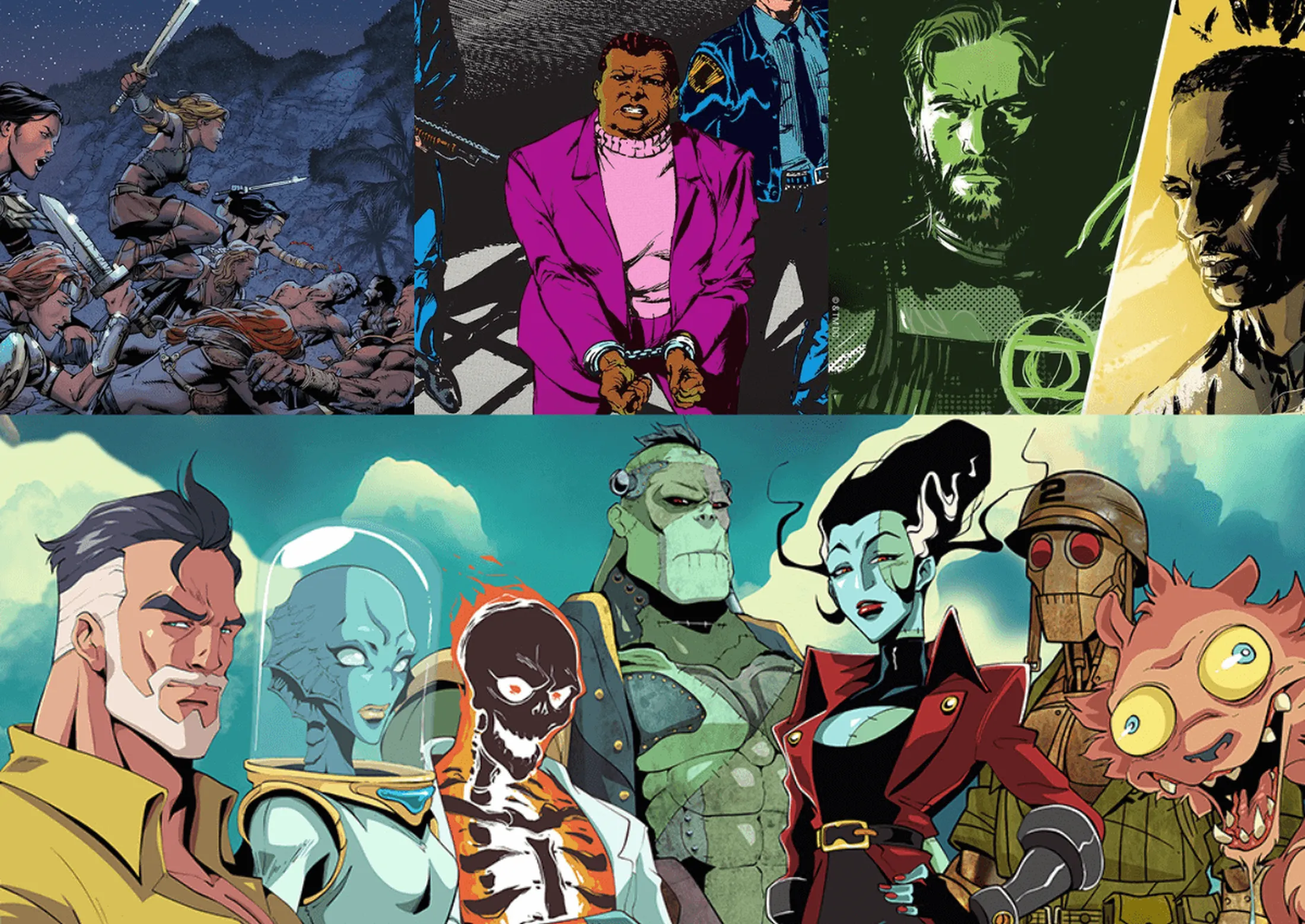 Série de Paradise Lost, Waller, Lanters e Creature Commandos, integram a nova fase da DCU. Foto: Divulgação/ DC Comics