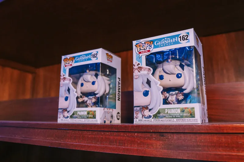 Funkos originais de Genshin Impact. Foto: Divulgação