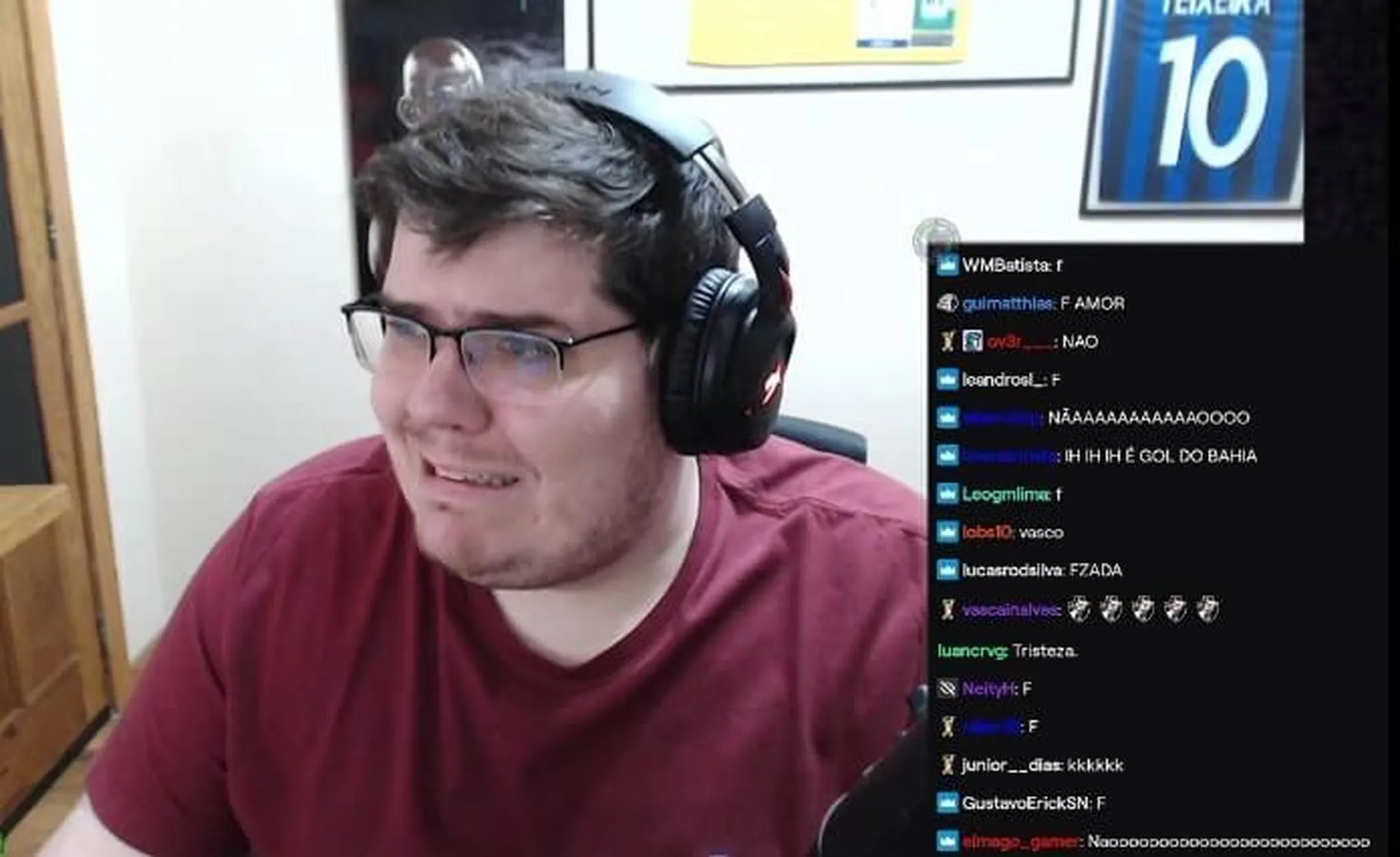 Twitch: mesmo com Copa, Casimiro fica em segundo dentre os mais assistidos em dezembro