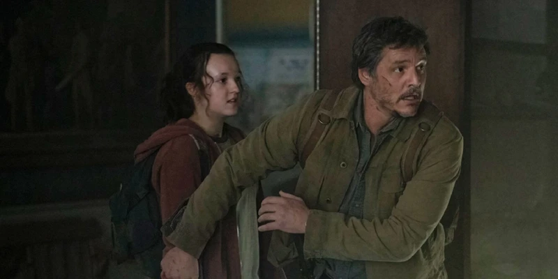 Pedro Pascal e Bella Ramsey em The Last of Us. Foto: Divulgação
