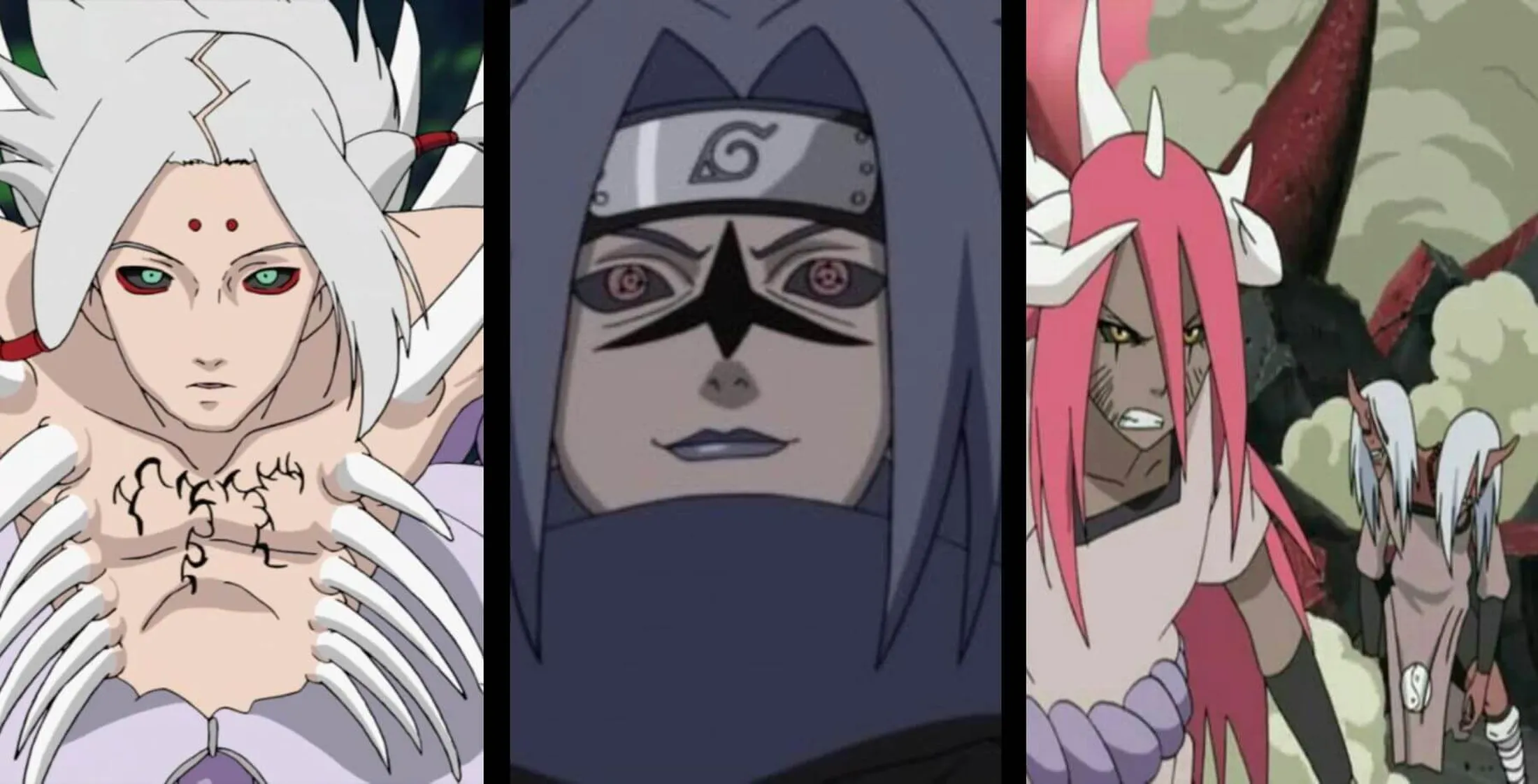 Personagems Kimimaro, Sasuke,Tayuya, Sakon e Ukon