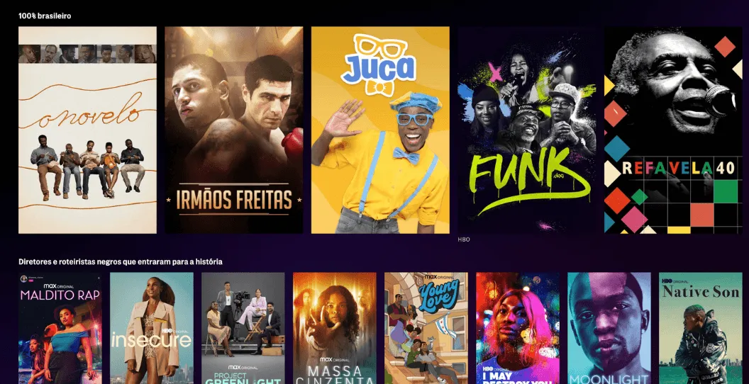 Coleção "Vozes Negras" da HBO Max - Foto: reprodução/HBO