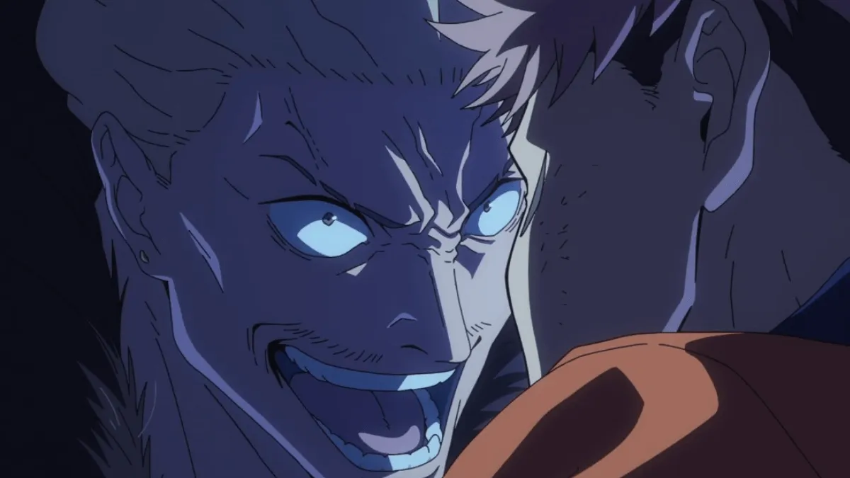 Hakari bravo de boca aberta