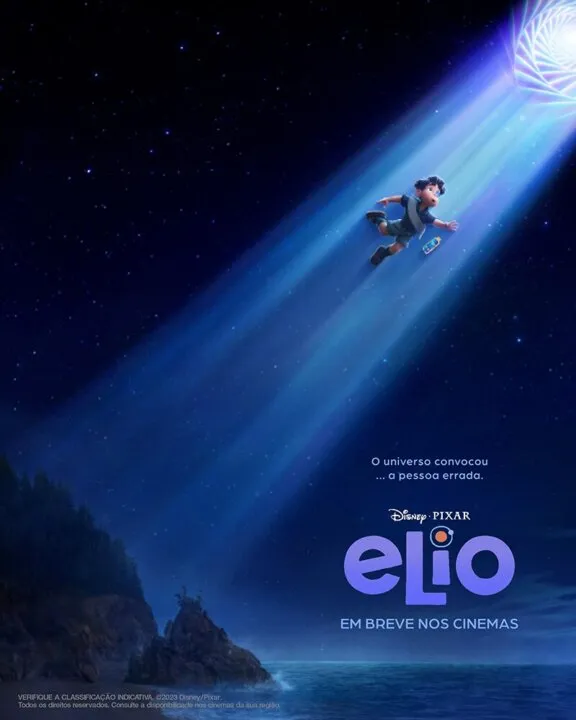 Poster oficial de "Elio", nova animação da Disney