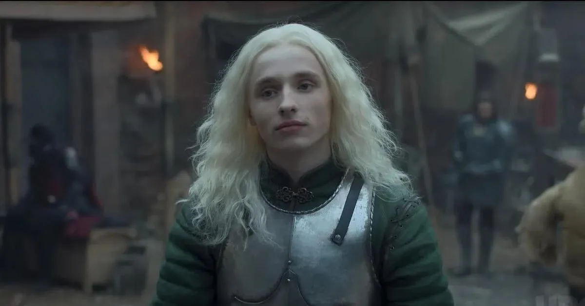 Ty Tennant como Aegon Targaryen em House of Dragon. Foto: Divulgação