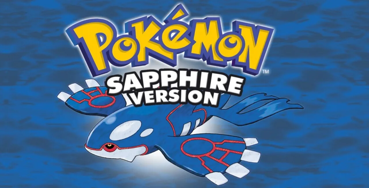 Capa do jogo Pokémon Sapphire