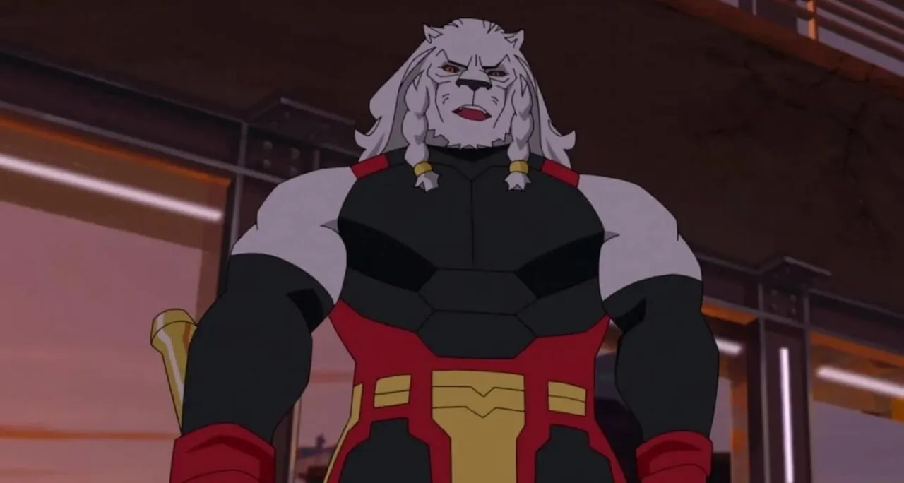 Personagem Battle-Beast da série invencivel