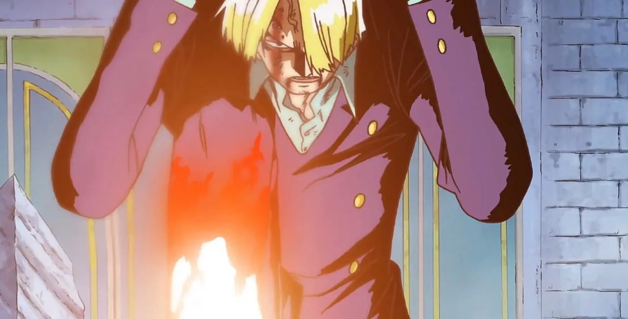 sanji usando diable jambe pela primeira vez