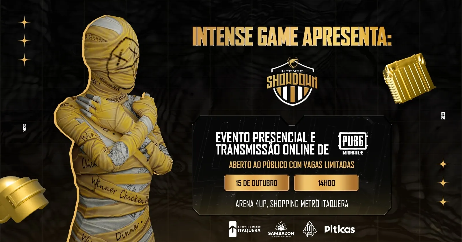 Campeonato de PUBG MOBILE é organizado pela Intense Game. Foto: Divulgação