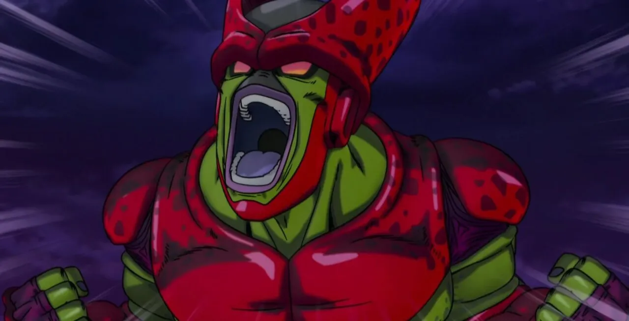 Cell Max gritando