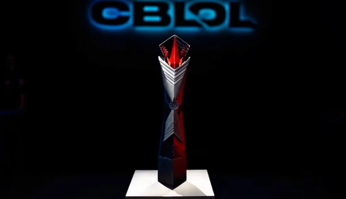 Troféu oferecido ao campeão do CBLOL de 2023.