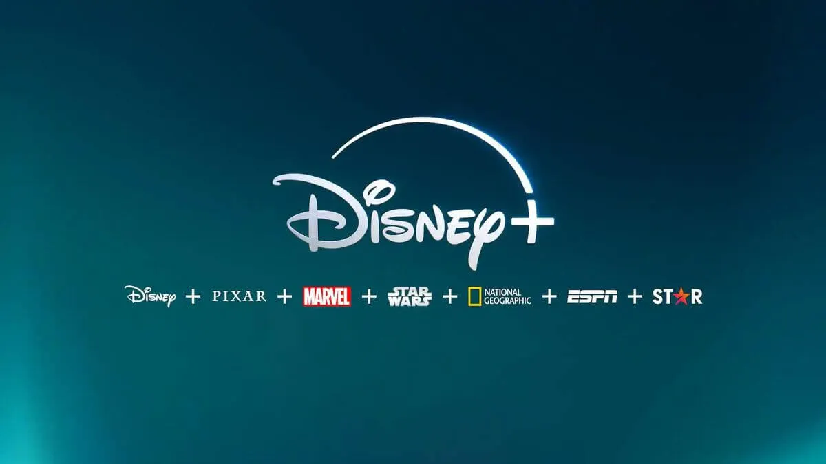 Catálogo Disney+ com todas as logotipos de marcas disponíveis.
