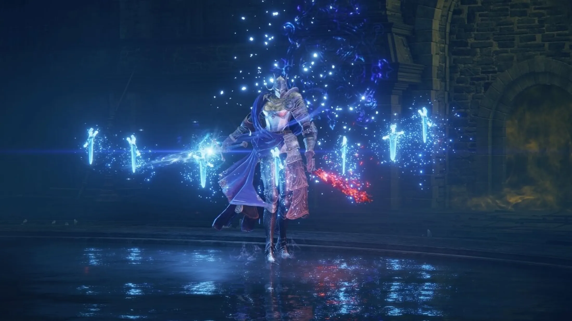 Captura de dela in-game de jogadora contra Rallena, boss de Elden Ring: Shadow of the Erdtree