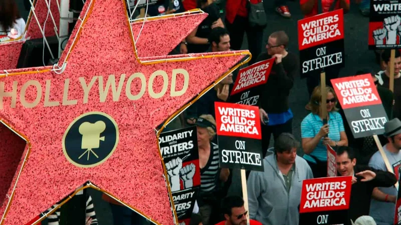 greve de roteiristas Hollywood