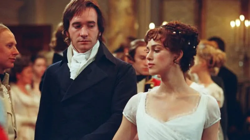 Cena em que o Mr. Darcy dança com Elizabeth Bennet em Orgulho e Preconceito