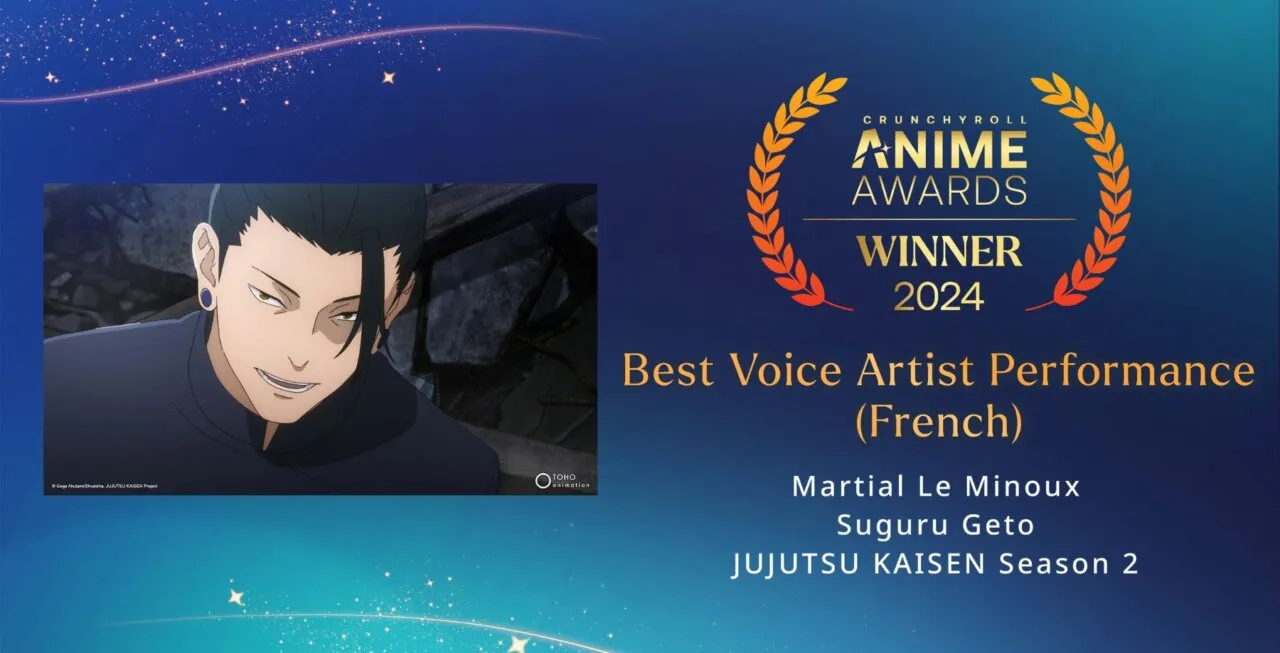 Representante da Melhor Performance de Voz - Francês