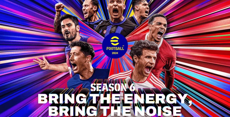 Capa ta temporada 6 do jogo eFootball