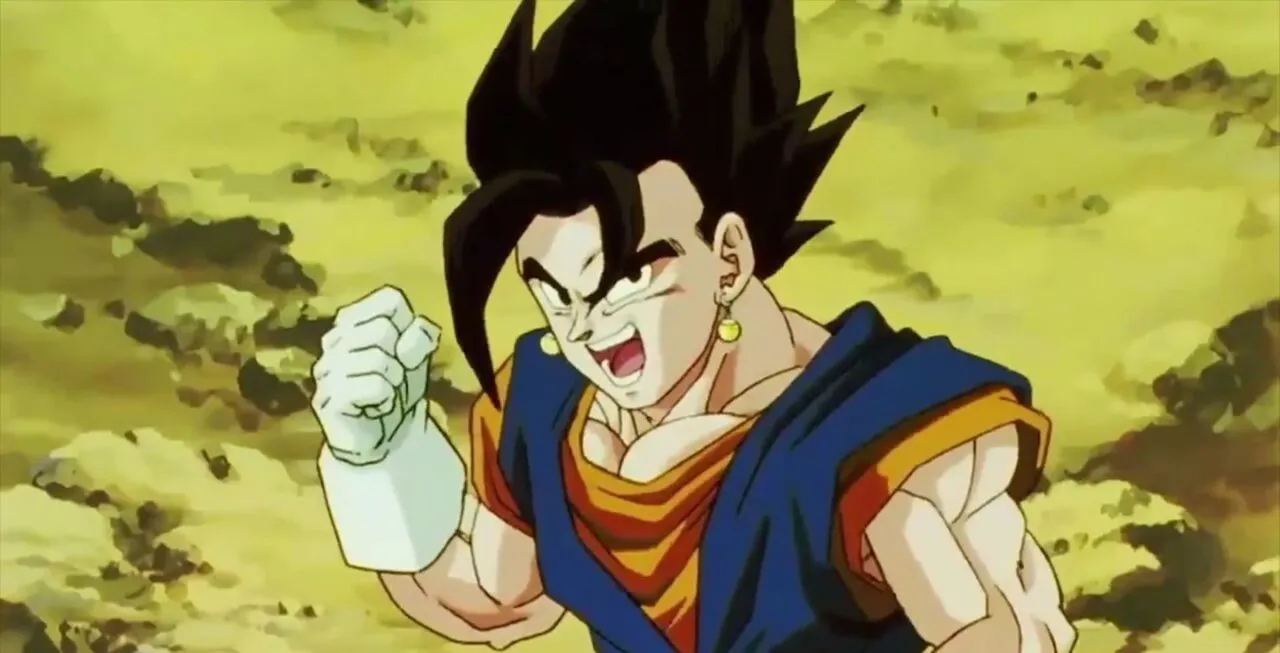 Vegetto em pose de combate