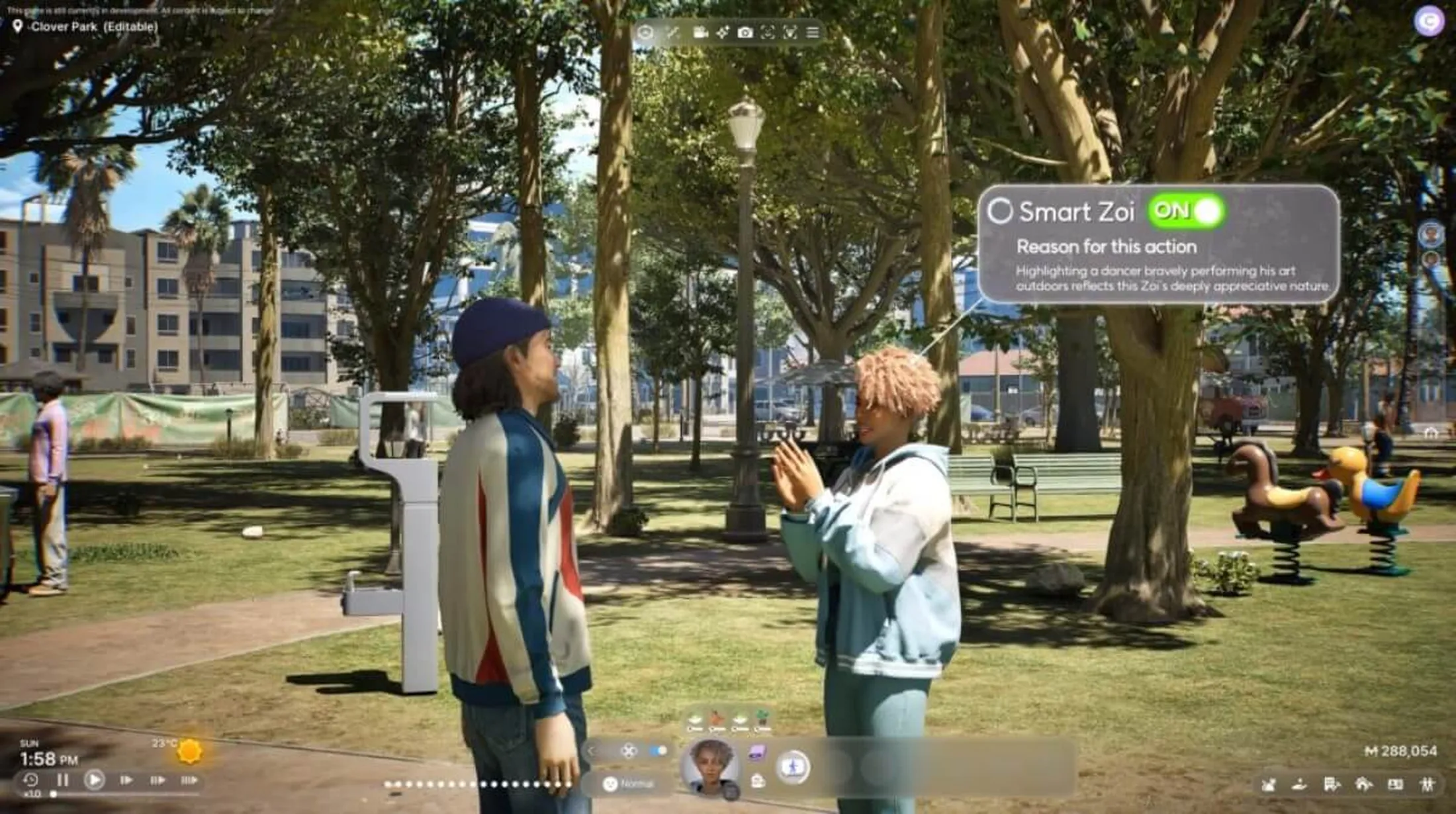 Captura de tela de InZOI. Foto: Reprodução/ Krafton