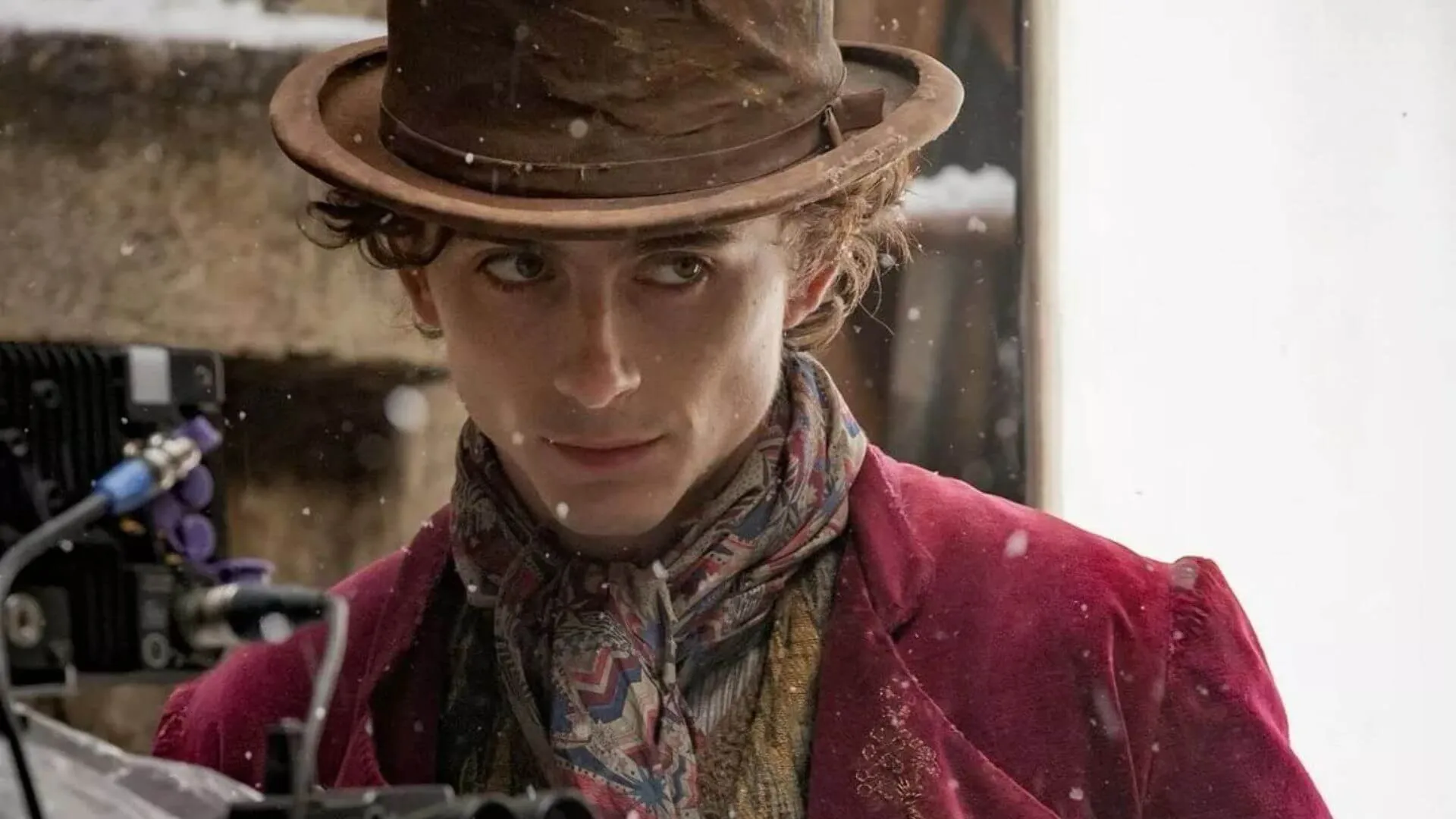Timothée Chalamet como Willy Wonka (Foto: Reprodução)