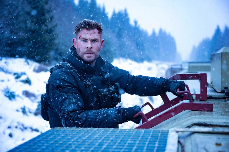 Resgate 2. Chris Hemsworth como Tyler Rake. Foto: Jasin Boland/Netflix