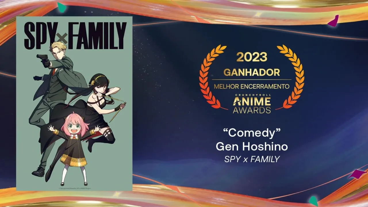 "Comedy," Gen Hoshino, SPY x FAMILY venceu a categoria de Melhor Encerramento. Foto: Divulgação/Crunchyroll