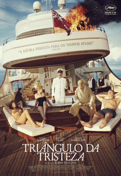 Cartaz oficial de "Triangulo da Tristeza" - Foto: Reprodução/Web