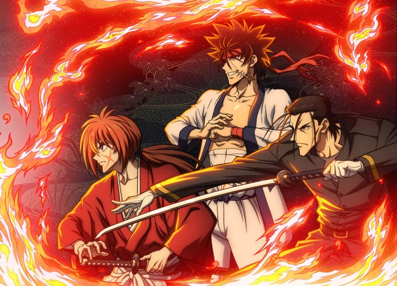 Kenshin, Saito Hajime e Sanosuke