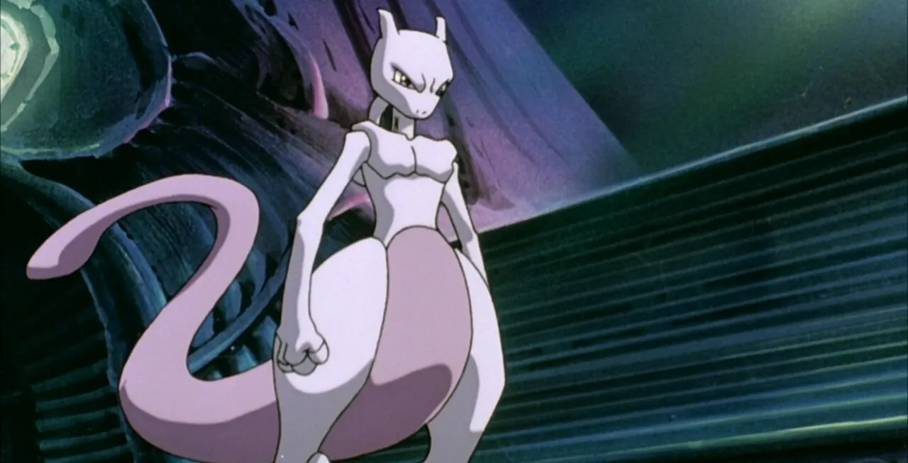 Mewtwo em pose séria
