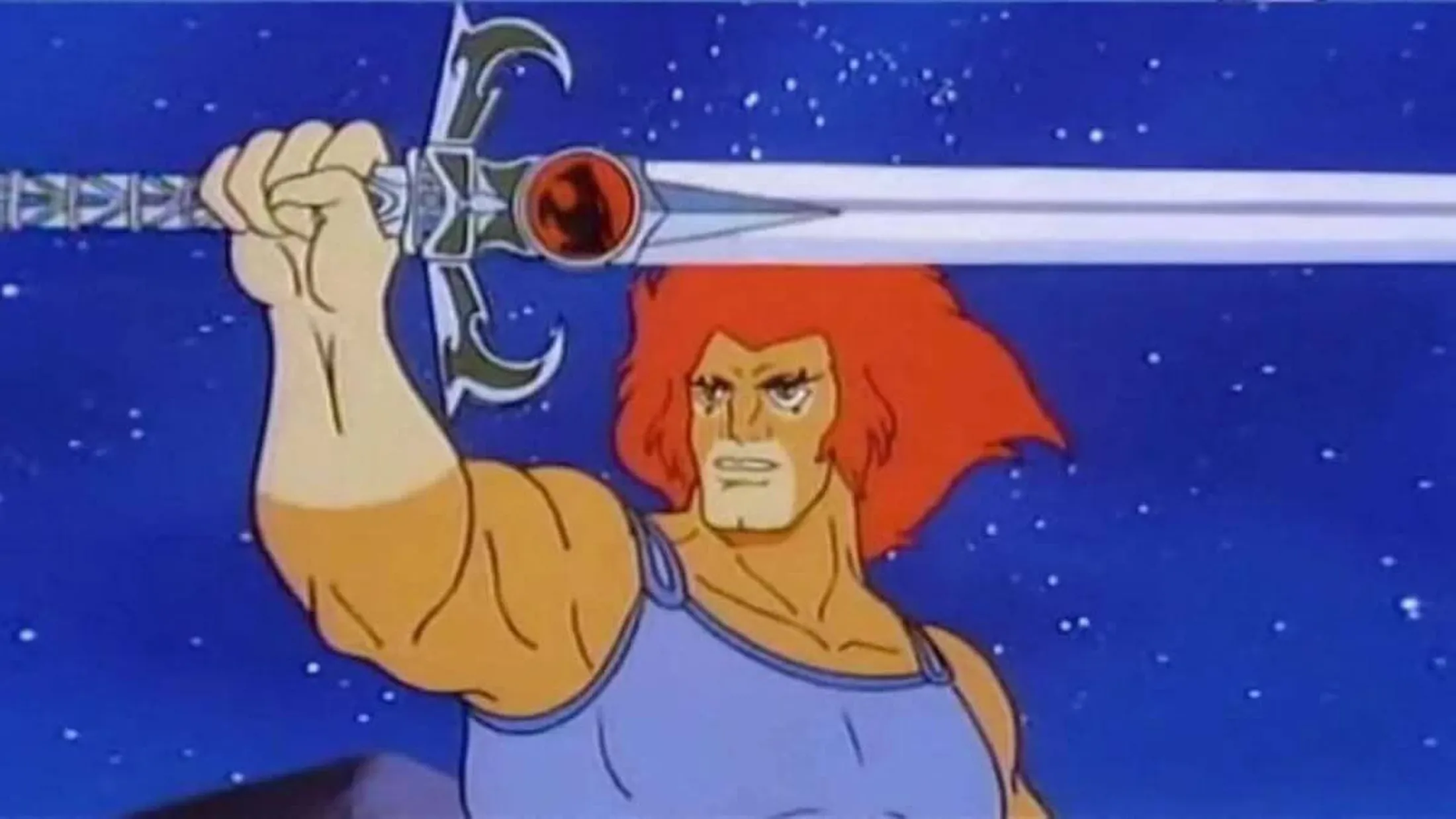 Lion-O de Thundercats da década de 80.