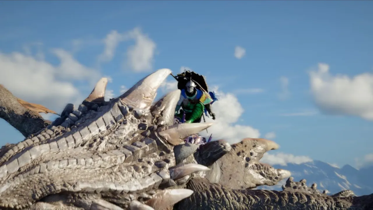 Dragão em Crimson Desert
