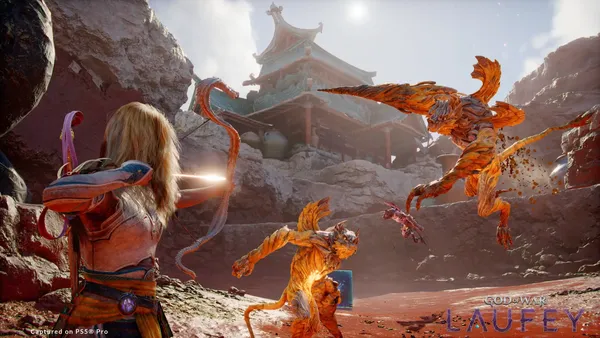God of War Laufey detalha combate com Arco da Serpente