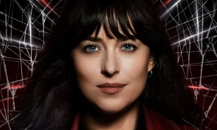 Dakota Johnson será a clarividente Cassandra Webb. | Imagem: Divulgação